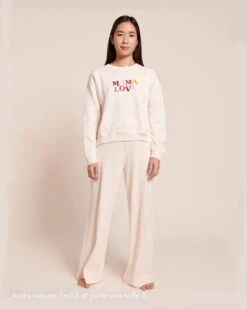 Le Sweat D'allaitement Club Mama Love En Coton Bio - Crème 16 Le Sweat D'allaitement Club Mama Love En Coton Bio - Crème -Bijoux Magasin Permanent Club Sweatmamaloveallaitement PantalonPaulinecreme1 emoiemoi23Swebtaille2 3f1664f8 a81b 45a7 a247 b33b8a76775a