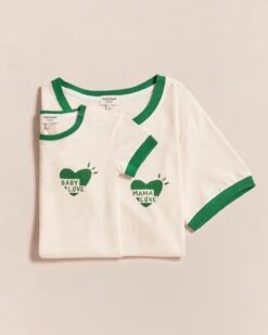 Le T-shirt Coeur Baby Love En Coton Bio - Crème -Bijoux Magasin Permanent Coeurvert T shirtBabyLoveMamaLove emoiemoi22Wweb b1bb9e74 92e1 4bc4 bb79 058ea42c6390