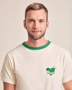 Le T-shirt Coeur Le Parrain En Coton Bio - Crème -Bijoux Magasin Permanent Coeurvert T shirtLeParrain emoiemoi22Wweb 6a095e8f daae 44d6 9b2c 9d781f1ba0bf