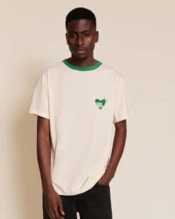 Le T-shirt Coeur Papa Cool En Coton Bio - Crème 12 Le T-shirt Coeur Papa Cool En Coton Bio - Crème -Bijoux Magasin Permanent Coeurvert T shirtPapaCool emoiemoi 08 0552web