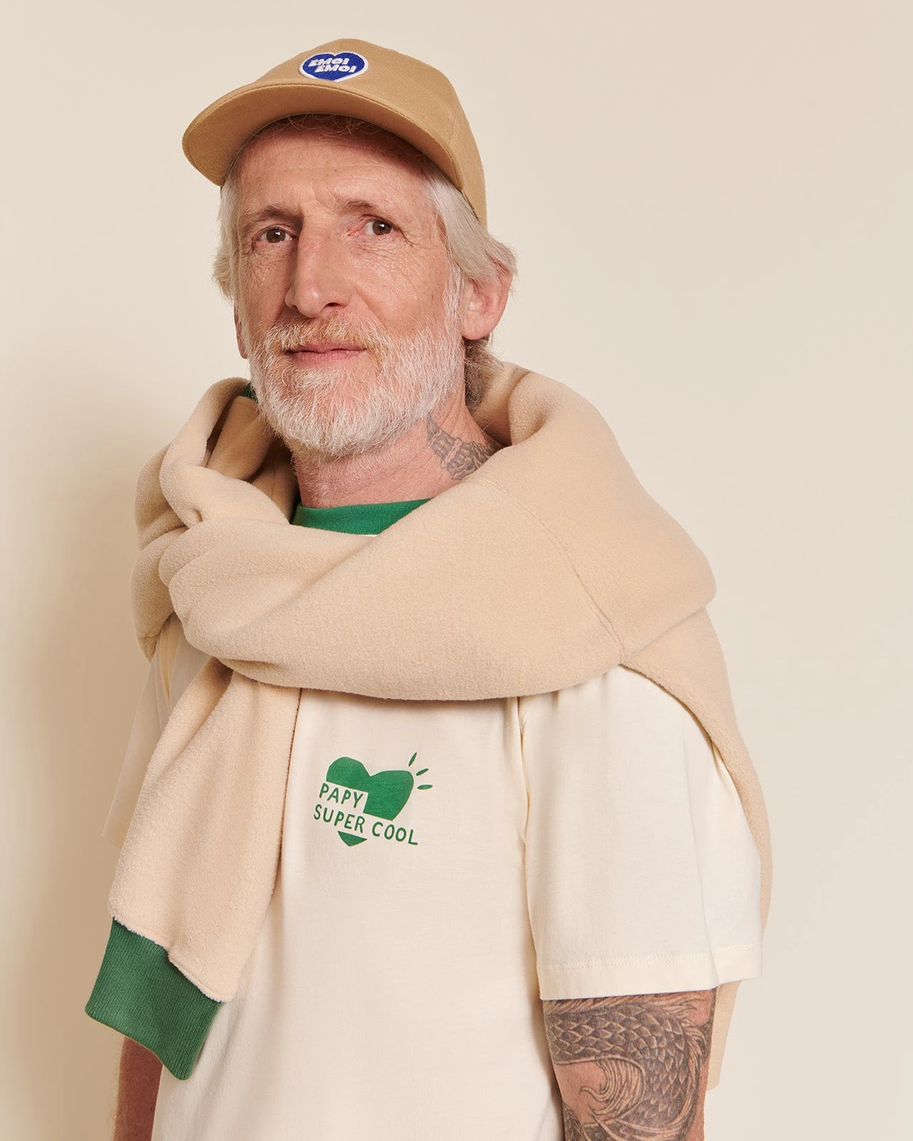 La Casquette émoi émoi En Coton - Beige 5 La Casquette émoi émoi En Coton - Beige – Image 3