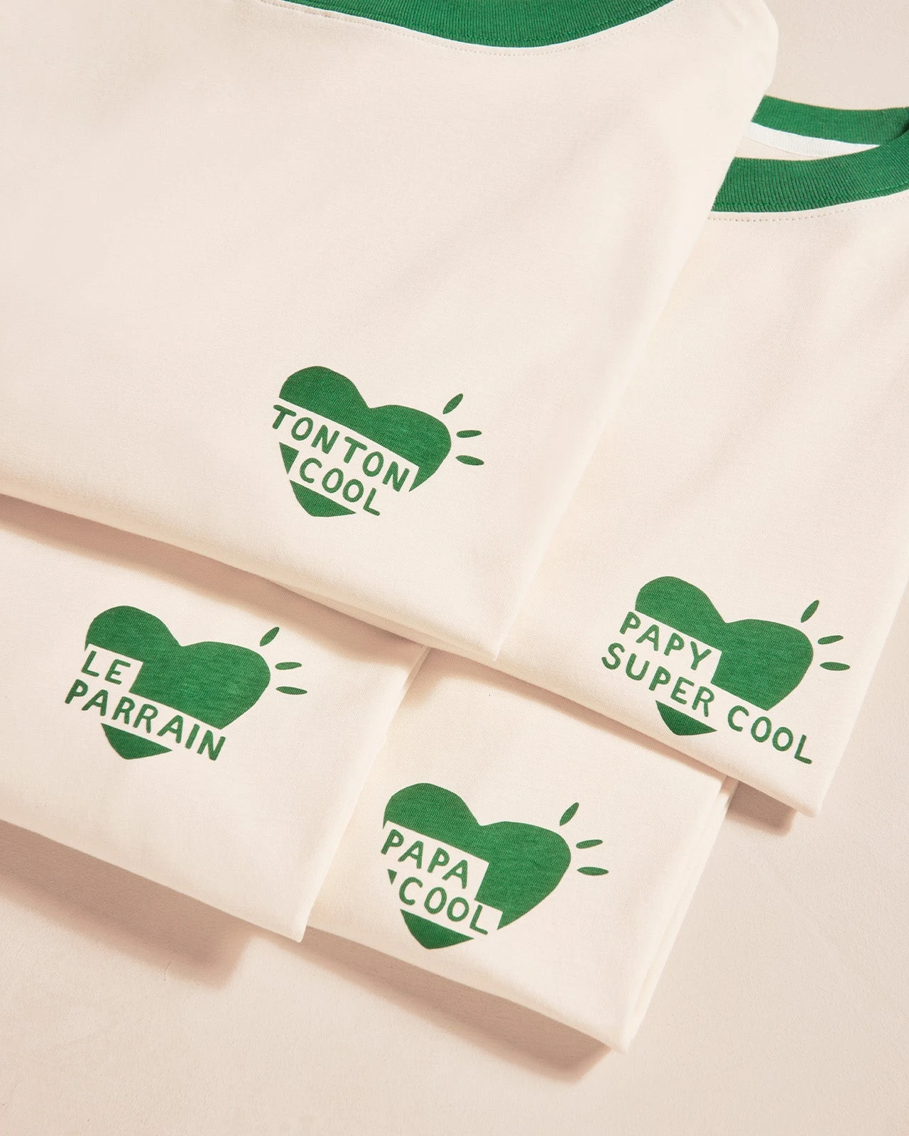 Le T-shirt Coeur Papa Cool En Coton Bio - Crème 8 Le T-shirt Coeur Papa Cool En Coton Bio - Crème – Image 6