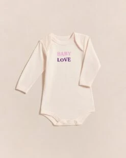 Le Body Baby Love En Coton Bio - Crème
