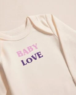 Le Duo Mama Love X Baby Love En Coton Bio - Crème -Bijoux Magasin Permanent IconicLovecosmic BodyBabyLove2 emoiemoiweb