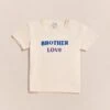 Le T-shirt Brother Love En Coton Bio - Crème -Bijoux Magasin Permanent IconicLovecosmic T shirtBrotherLove1 emoiemoiweb