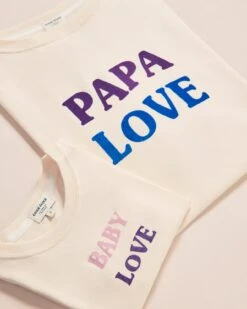 Le T-shirt Baby Love En Coton Bio - Crème -Bijoux Magasin Permanent IconicLovecosmic T shirtPapaBabyLoveCosmic2 emoiemoiweb 2ef18d17 120a 406a bd52 d0f9ec5017a9