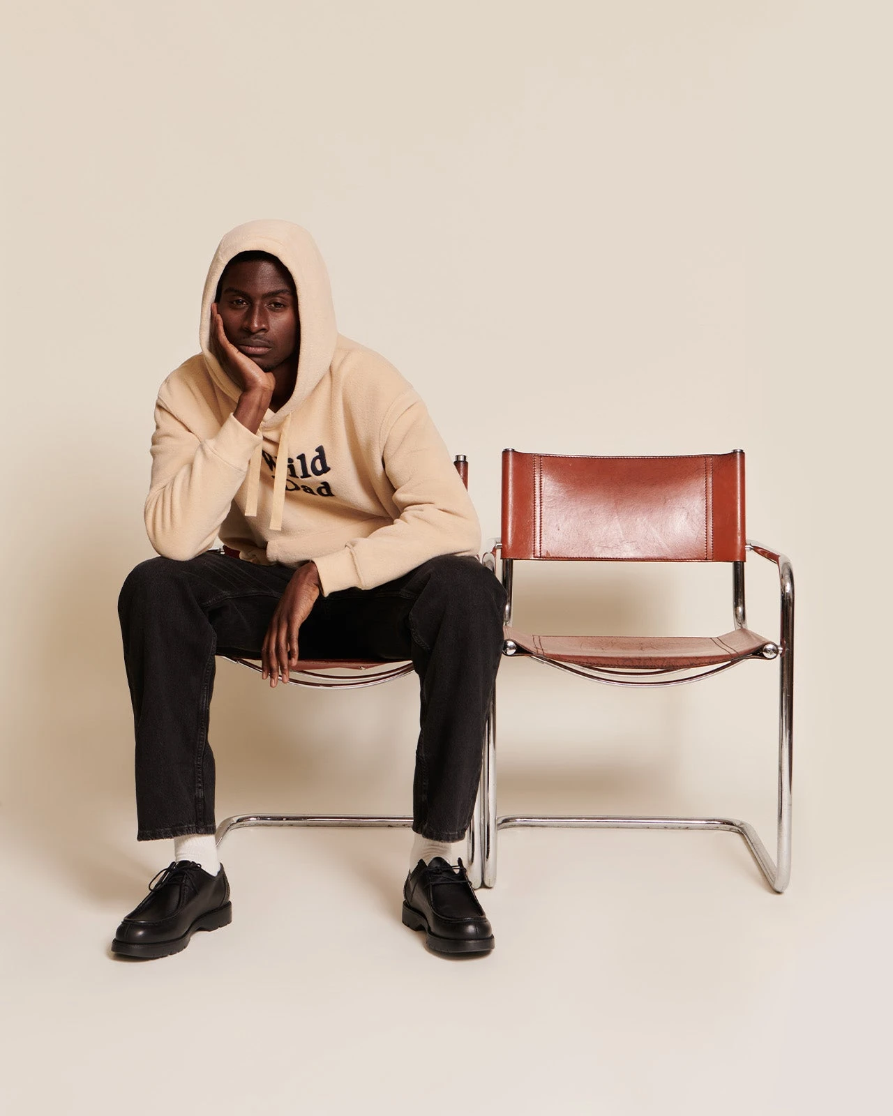 Le Hoodie Wild Dad En Polaire Recyclée - Beige 5 Le Hoodie Wild Dad En Polaire Recyclée - Beige – Image 3