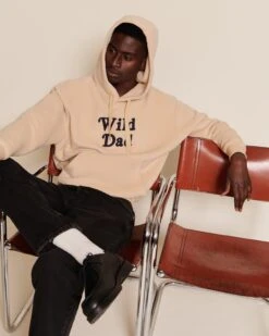 Bijoux Magasin 15 Le Hoodie Wild Dad En Polaire Recyclée - Beige