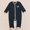 Le Pyjama Family Party Bébé En Coton Bio Nid D'abeille - Charbon -Bijoux Magasin Permanent Pyjamacharbon FamilyPartybebe emoiemoi23Sweb