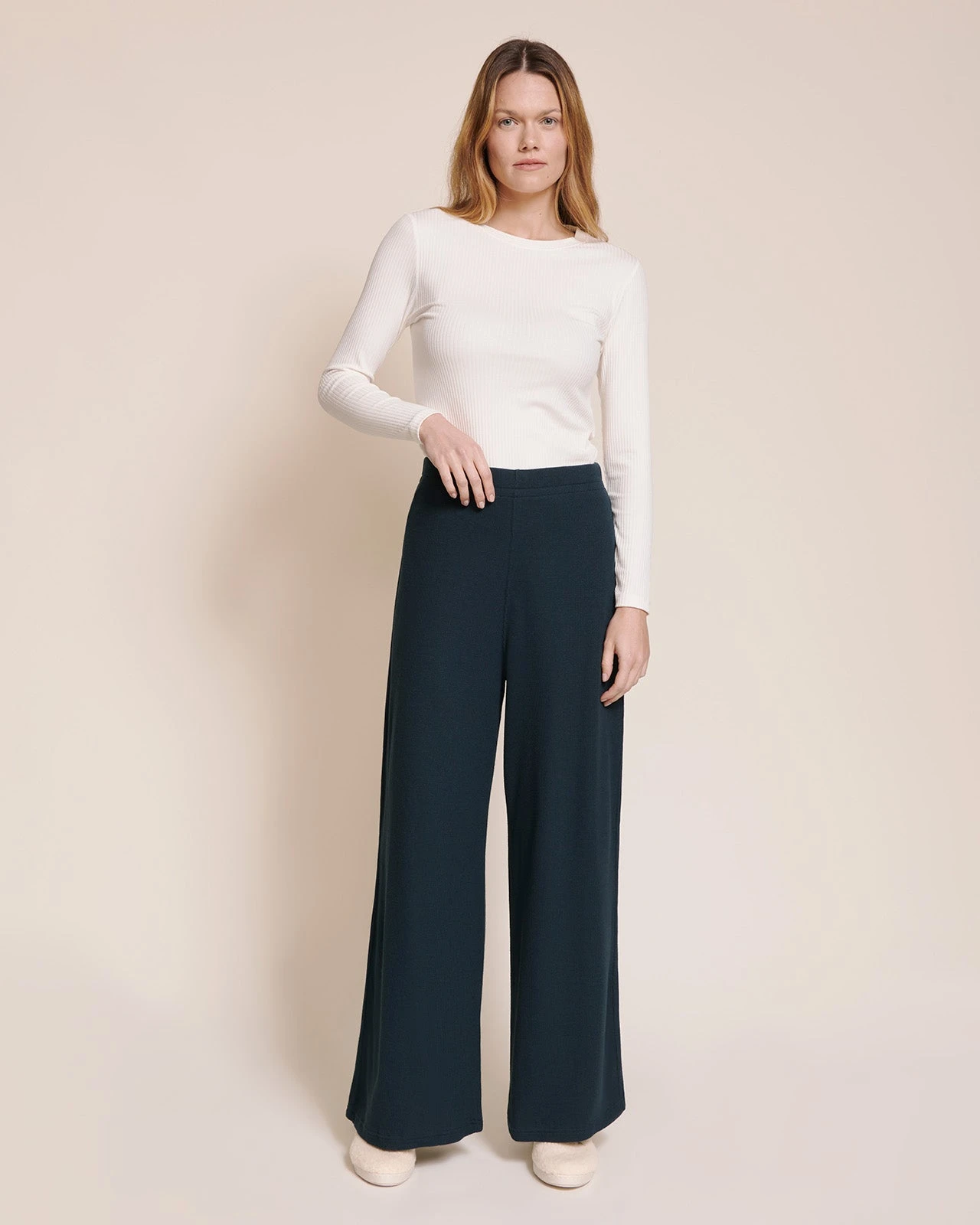 Le Bas De Pyjama Family Party Femme En Coton Bio Nid D'abeille - Charbon 3 Le Bas De Pyjama Family Party Femme En Coton Bio Nid D'abeille - Charbon