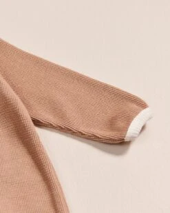 Le Pyjama Bébé Baby Love En Coton Bio Nid D'abeille - Praliné -Bijoux Magasin Permanent Pyjamapraline PyjamaBabyLovebebe emoiemoi 02 40923Wweb