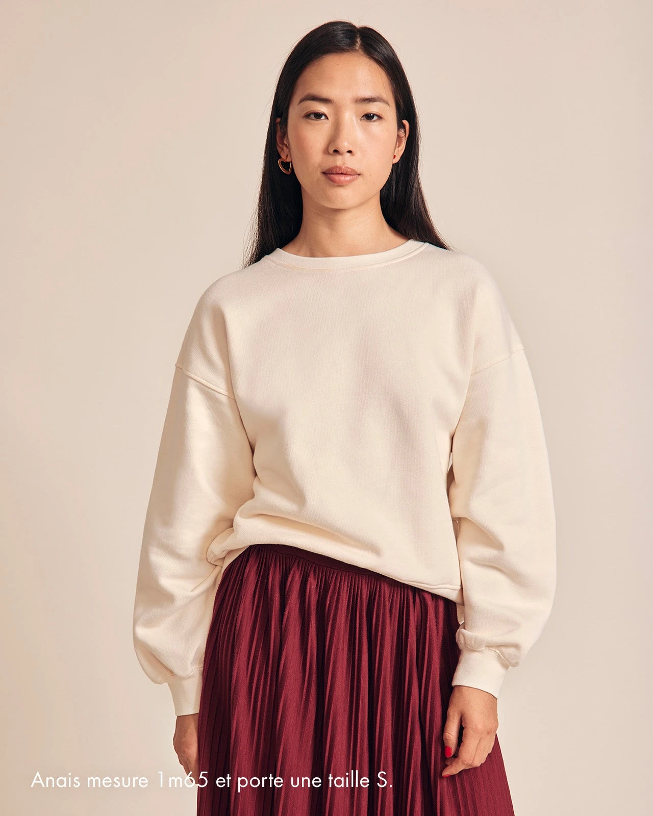 La Jupe Plissée Adèle - Bordeaux 7 La Jupe Plissée Adèle - Bordeaux – Image 5