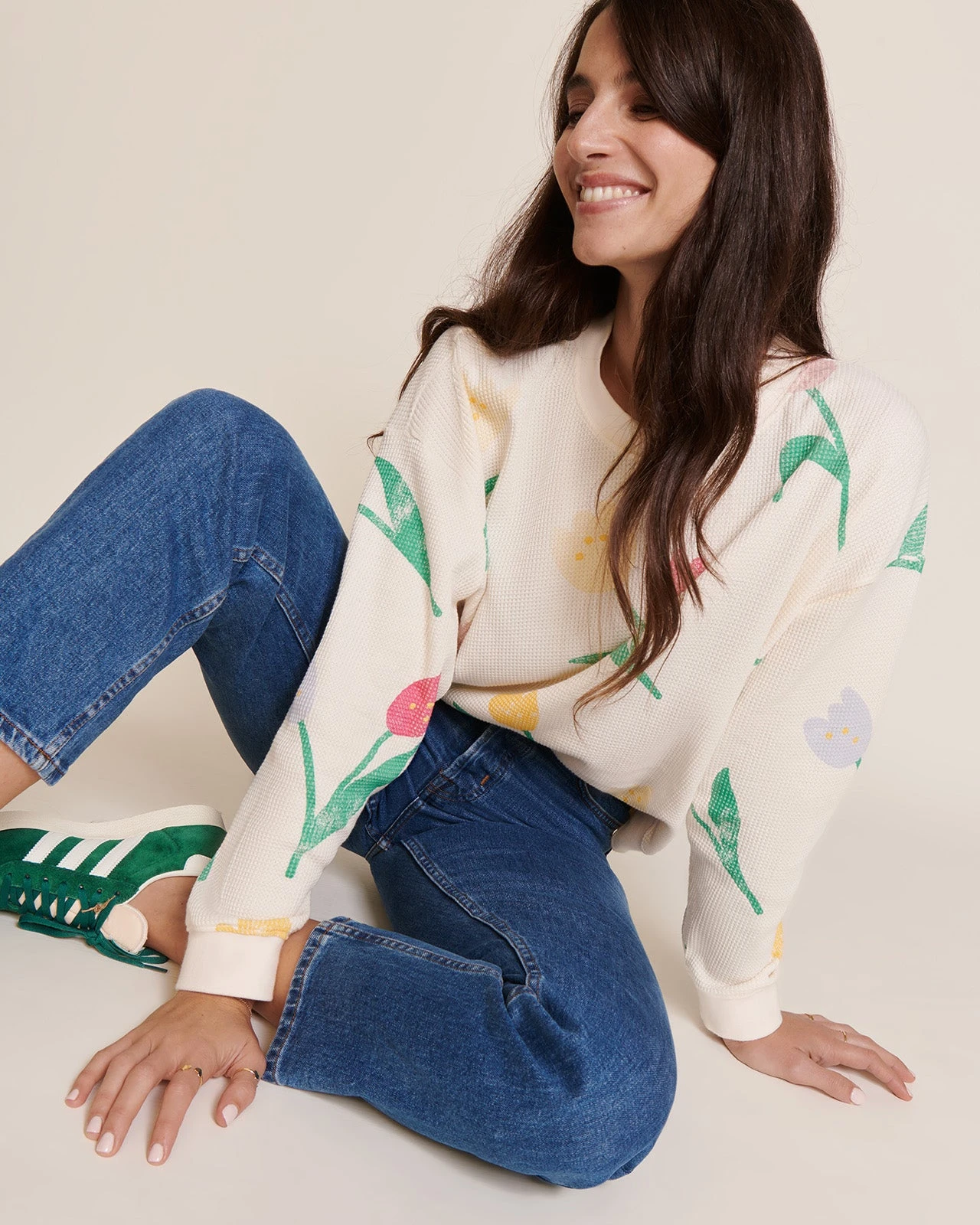 Le Sweat Scarlett En Coton Bio - Tulipes 3 Le Sweat Scarlett En Coton Bio - Tulipes