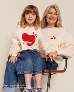 Le Sweat L'amour Est Déclaré Enfant En Coton Bio - Crème -Bijoux Magasin Permanent l amourestdeclare sweatenfant SweatLadyD L amourestdeclare creme emoiemoi 16 1979webtaille2 fc967ba0 2777 4e56 bd20 dab5b8fd4cfe