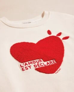 Le Sweat L'amour Est Déclaré Enfant En Coton Bio - Crème -Bijoux Magasin Permanent l amourestdeclare sweatenfant2 emoiemoi22Wweb a7c34b46 b369 4685 8d10 37d56a503d74