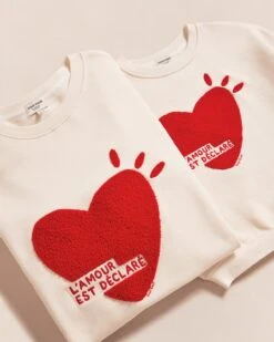 Le Sweat L'amour Est Déclaré Enfant En Coton Bio - Crème -Bijoux Magasin Permanent l amourestdeclare sweatenfantfemme2 emoiemoi22Wweb 1603201d 8ae6 4d37 a840 6bbdab8b7f1c