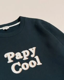 Le Duo De Sweats Papy Cool / Mamie Cool - Charbon -Bijoux Magasin Permanent sweaticoniquecharbon PapyCool emoiemoi 03 55223Sweb