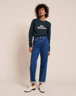 Le Sweat Fée Marraine En Coton Bio - Charbon -Bijoux Magasin Permanent sweaticoniquecharbon feemarraine emoiemoi LOOK28 271623Sweb