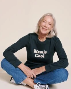 Le Sweat Mamie Cool En Coton Bio - Charbon -Bijoux Magasin Permanent sweaticoniquecharbon mamiecool jeanindigo emoiemoi 28 198023Sweb