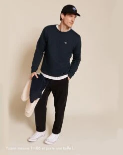 Le Sweat Mini Patch Awesome Dad En Coton Bio - Charbon -Bijoux Magasin Permanent sweatpatchcharbon awesomedadhomme casquetteemoiemoiencotonnavy emoiemoi 32 3152webtaille2