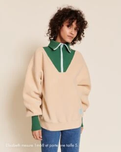 Le Duo De Sweats En Polaire Et Col Zippé Femme X Mini - Latte 21 Le Duo De Sweats En Polaire Et Col Zippé Femme X Mini - Latte -Bijoux Magasin Permanent sweattrappeurbeigecolzippesunnyfemme emoiemoi 12 1278webtaille