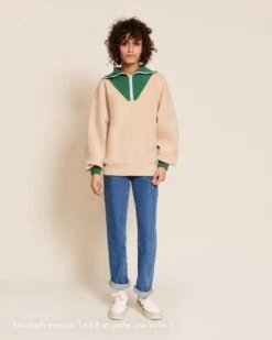 Le Duo De Sweats En Polaire Et Col Zippé Femme X Mini - Latte 22 Le Duo De Sweats En Polaire Et Col Zippé Femme X Mini - Latte -Bijoux Magasin Permanent sweattrappeurbeigecolzippesunnyfemme jeanindigo emoiemoi 12 1173webtaille