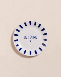 Le Lot De 3 Assiettes - Bleu -Bijoux Magasin S24Assiette Jet aime bleuemoiemoi 22 552web 09616318 a760 4868 8689 57e6a6a0c537