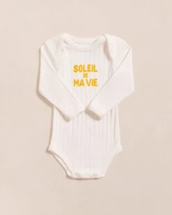 Le Body Soleil De Ma Vie En Coton Bio - Crème