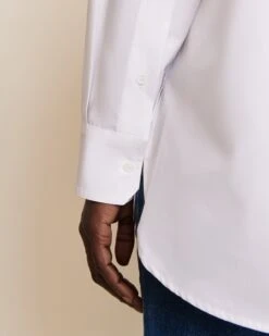 La Chemise L'amour Est Déclaré En Coton Bio - Blanche -Bijoux Magasin S24ChemiseCharlotteL amourestdeclare blancemoiemoi 30 1952web