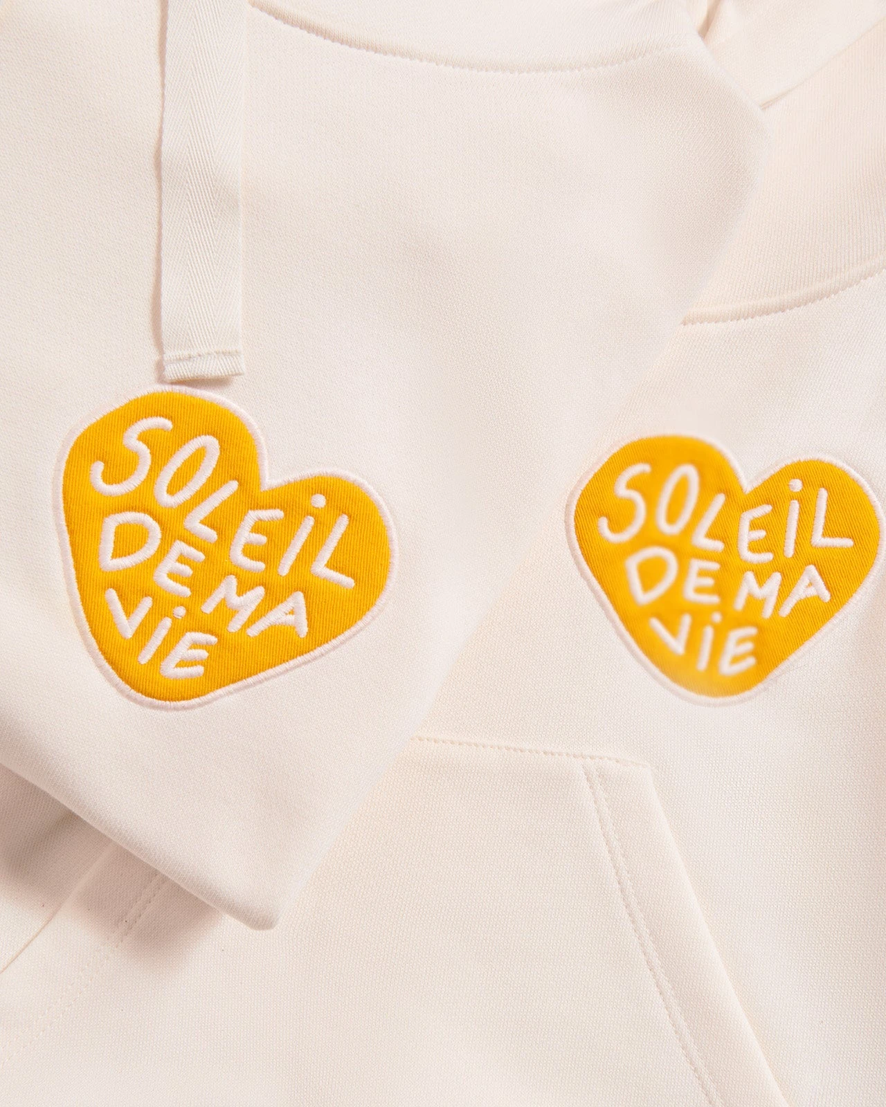 Le Duo De Hoodies Soleil De Ma Vie En Coton Bio - Crème 5 Le Duo De Hoodies Soleil De Ma Vie En Coton Bio - Crème – Image 3