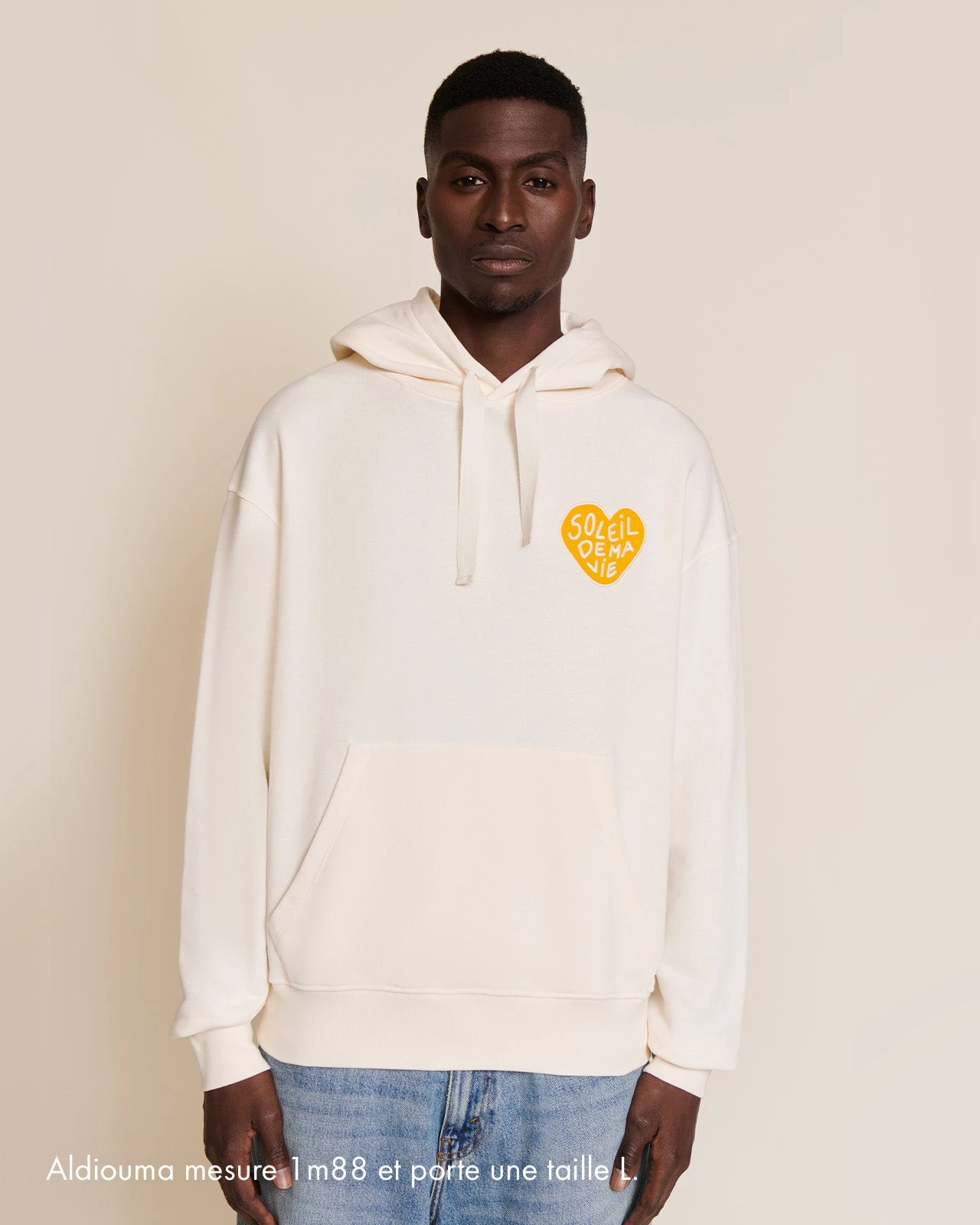 Le Hoodie Soleil De Ma Vie Adulte En Coton Bio - Crème 4 Le Hoodie Soleil De Ma Vie Adulte En Coton Bio - Crème – Image 2