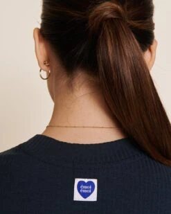 La Robe Roxane En Lyocell Côtelé - Charbon -Bijoux Magasin S24RobeRoxaneloukoum charbonemoiemoi 22 1465web