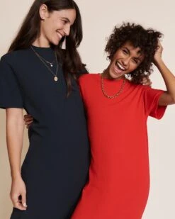 La Robe Roxane En Lyocell Côtelé - Charbon -Bijoux Magasin S24RobeRoxaneloukoum rouge charbon collierchunkyXXLemoiemoi 23 1932web