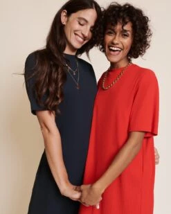 La Robe Roxane En Lyocell Côtelé - Charbon -Bijoux Magasin S24RobeRoxaneloukoum rouge charbon collierchunkyXXLemoiemoi 23 1945web