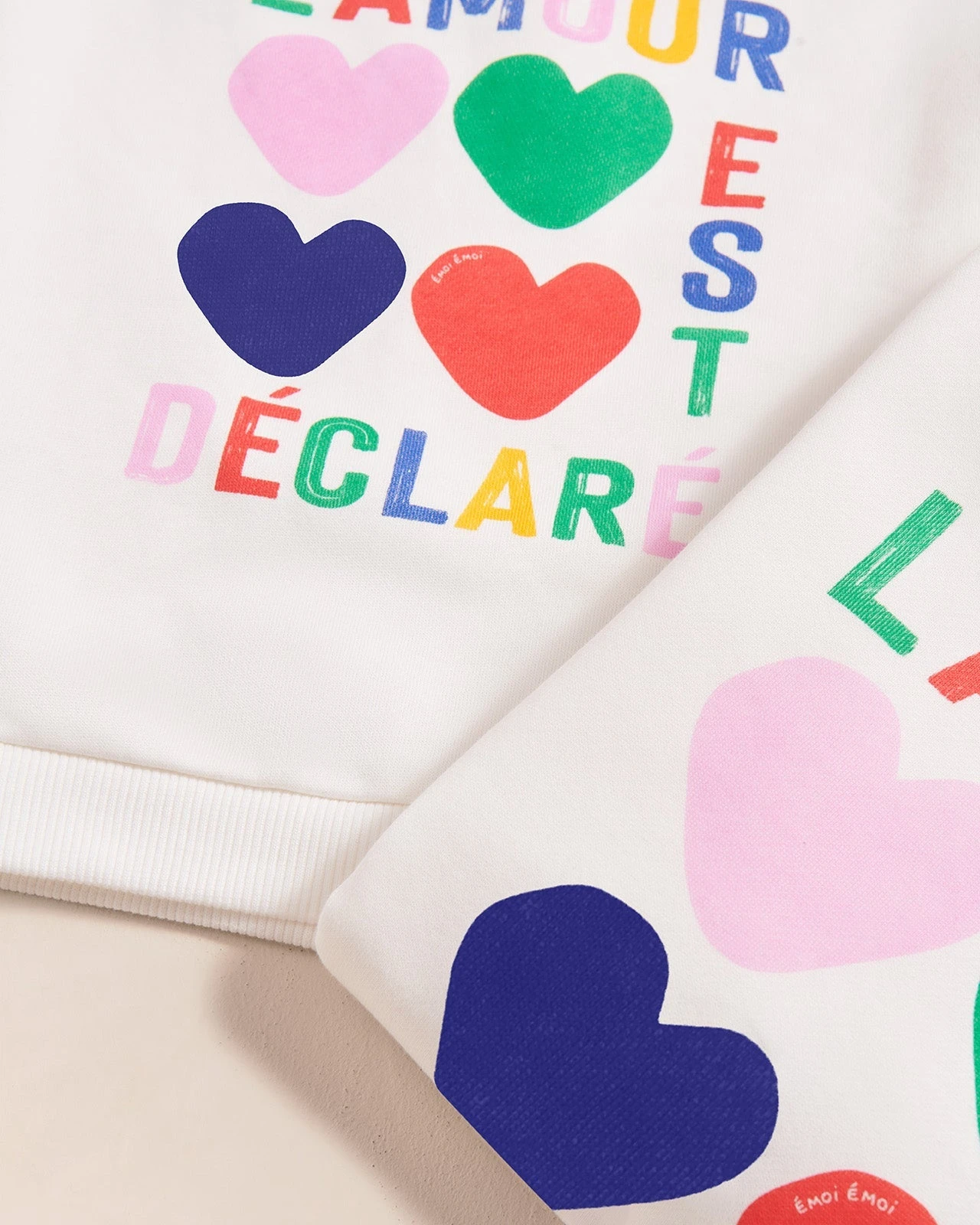 Le Duo De Sweats L'amour Est Déclaré En Coton Bio - Multicolore 10 Le Duo De Sweats L'amour Est Déclaré En Coton Bio - Multicolore – Image 8