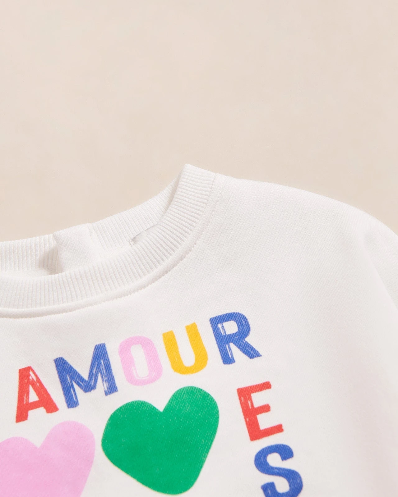 Le Duo De Sweats L'amour Est Déclaré En Coton Bio - Multicolore 8 Le Duo De Sweats L'amour Est Déclaré En Coton Bio - Multicolore – Image 6