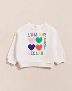 Le Sweat L'amour Est Déclaré Enfant En Coton Bio - Multicolore