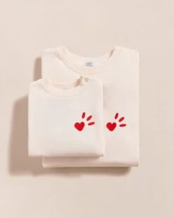 Le Sweat L'amour Est Déclaré Adulte En Coton Bio - Crème / Rouge -Bijoux Magasin S24SweatSam L amourestdeclare creme SweatLadyD L amourestdeclare cremeCOMPOemoiemoi 15 382web c5f1f35d b1f3 4c81 a5cb 715d6934d7b7