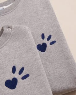 Le Sweat L'amour Est Déclaré Adulte En Coton Bio - Gris Chiné -Bijoux Magasin S24SweatSam L amourestdeclare gris SweatLadyD L amourestdeclare grisCOMPOemoiemoi 15 365web d9e63658 f797 446c 8c52 c2ef6c65342d