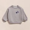 Le Sweat L'amour Est Déclaré Enfant En Coton Bio - Gris Chiné -Bijoux Magasin S24SweatSam L amourestdeclare grisemoiemoi 15 353web