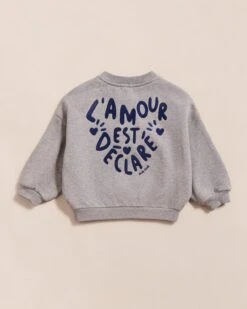 Le Duo De Sweats L'amour Est Déclaré En Coton Bio - Gris Chiné -Bijoux Magasin S24SweatSam L amourestdeclare grisemoiemoi 15 359web 383caebc bf04 447f 8b13 6d1916e25ec6