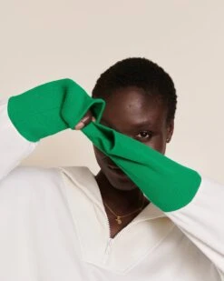 Le Sweat Sunny En Coton Bio Et Col Zippé - Blanc 22 Le Sweat Sunny En Coton Bio Et Col Zippé - Blanc -Bijoux Magasin S24SweatSunny Molletonbicolore blanc vertemoiemoi 44 2902web