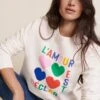 Le Sweat L'amour Est Déclaré Femme En Coton Bio - Multicolore -Bijoux Magasin S24SweatSwann Festival multicolore jeanindigoemoiemoi 18 1535web