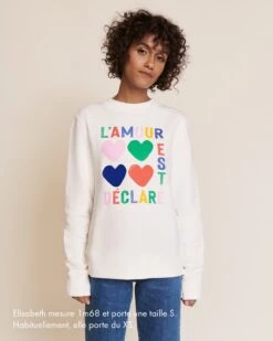 Le Sweat L'amour Est Déclaré Femme En Coton Bio - Multicolore -Bijoux Magasin S24SweatSwann Festival multicolore jeanindigoemoiemoi 18 1592legendeweb 9cb3fad0 a8c7 48cf 9c67 095bf7bc30f5
