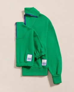 Le Sweat Sun En Coton Bio Et Col Zippé - Vert -Bijoux Magasin S24SweatTrappeurSun Molleton vert Sunny Molleton vertCOMPOemoiemoi 04 1467web 3f63a1f6 8776 49c1 a1ca 799afd830a21