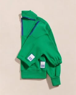 Le Sweat Sun En Coton Bio Et Col Zippé - Vert -Bijoux Magasin S24SweatTrappeurSun Molleton vert Sunny Molleton vertCOMPOemoiemoi 04 1473web 6b2007fb c67b 415f bb2d 7e249879e3f7