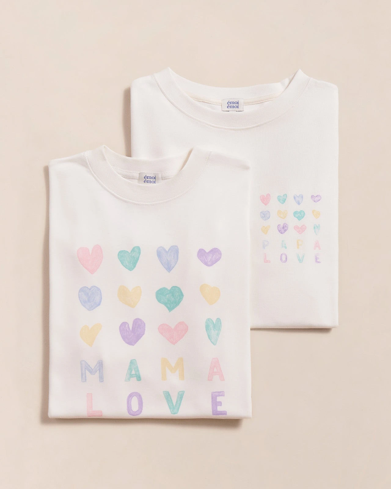 Le T-shirt Papa Love En Coton Bio - Blanc 5 Le T-shirt Papa Love En Coton Bio - Blanc – Image 3