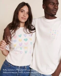Le T-shirt Papa Love En Coton Bio - Blanc 12 Le T-shirt Papa Love En Coton Bio - Blanc -Bijoux Magasin S24T shirtJean PapaLove blanc T shirtMamaLovecoeuraquarelleCOMPOemoiemoi 15 1271legendeweb