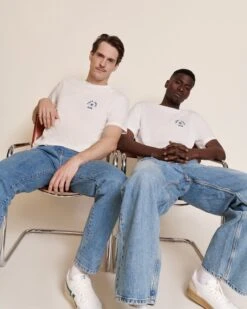 Le T-shirt Papa Love Club En Coton Bio - Blanc