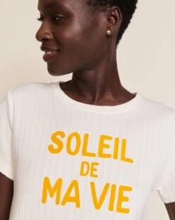 Le Body Et Le T-shirt Soleil De Ma Vie En Coton Bio - Crème -Bijoux Magasin S24T shirtJeanne Soleildemavie cremeemoiemoi 42 2775web 43510929 7991 4673 9fcc 467b27e44ca0